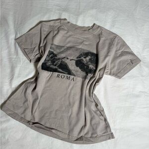 Brandy Melville Gray Roma Tee